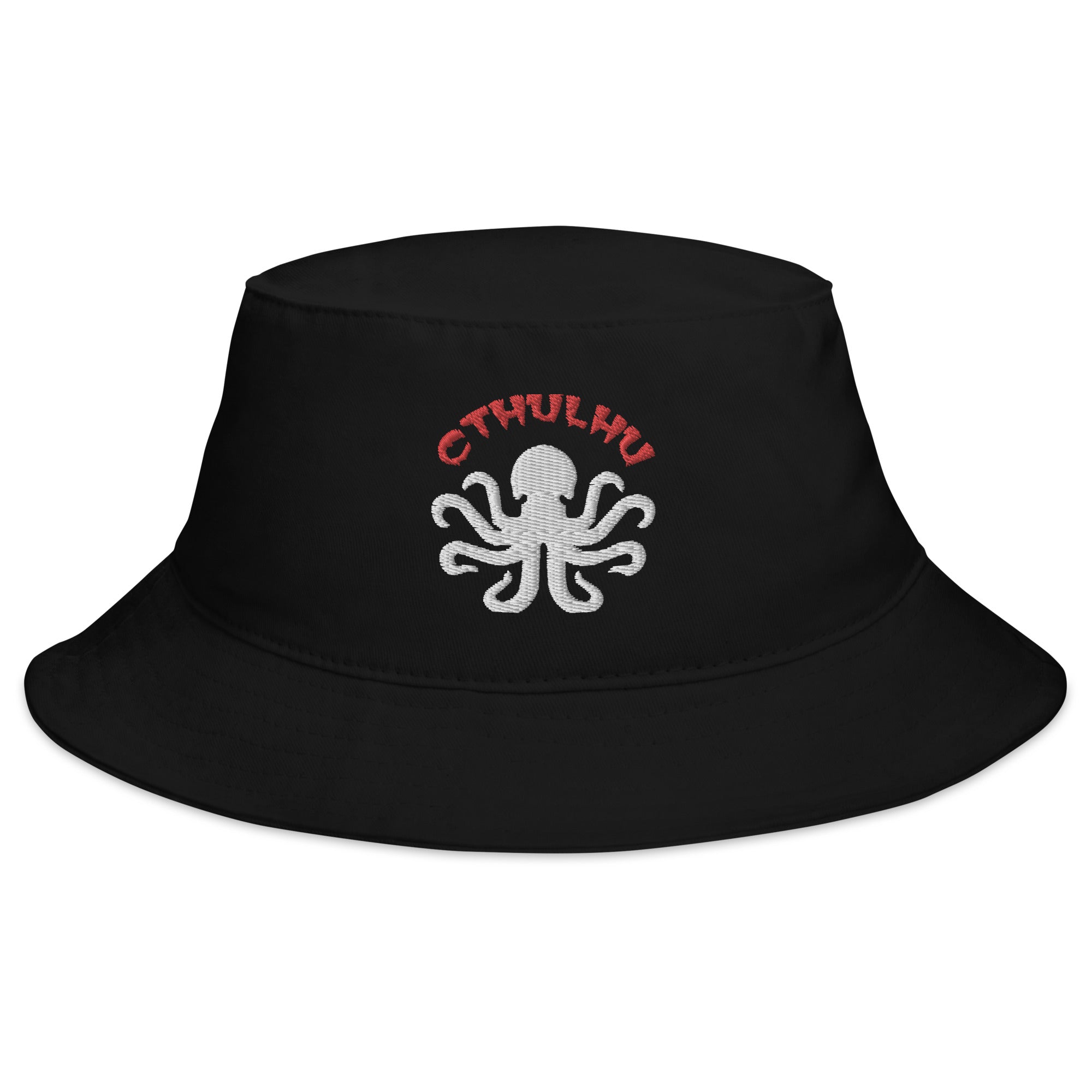 Cthulhu The Elder Gods Embroidered Bucket Hat Horror Beast