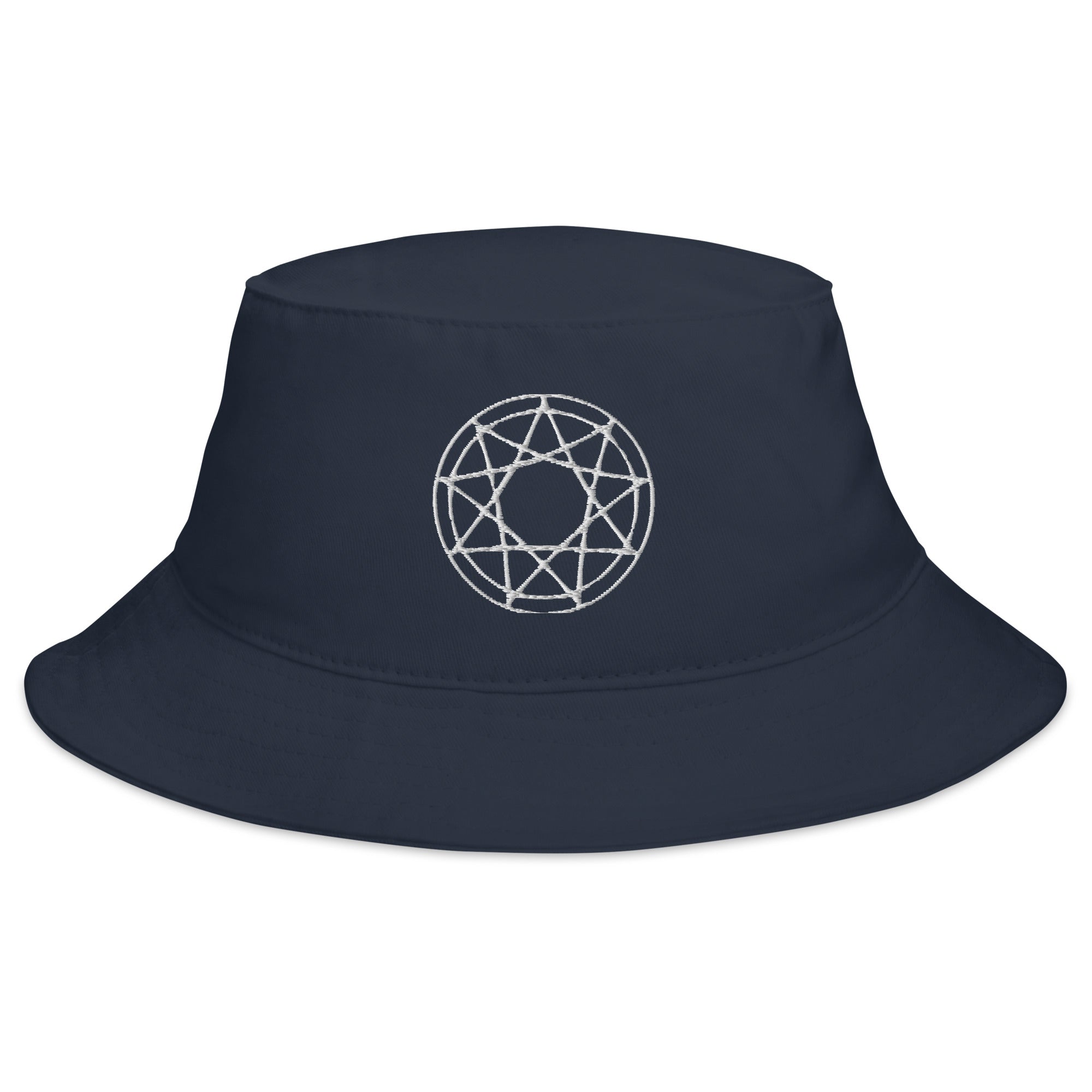 9 Point Star Pentagram Occult Symbol Embroidered Bucket Hat Slipknot