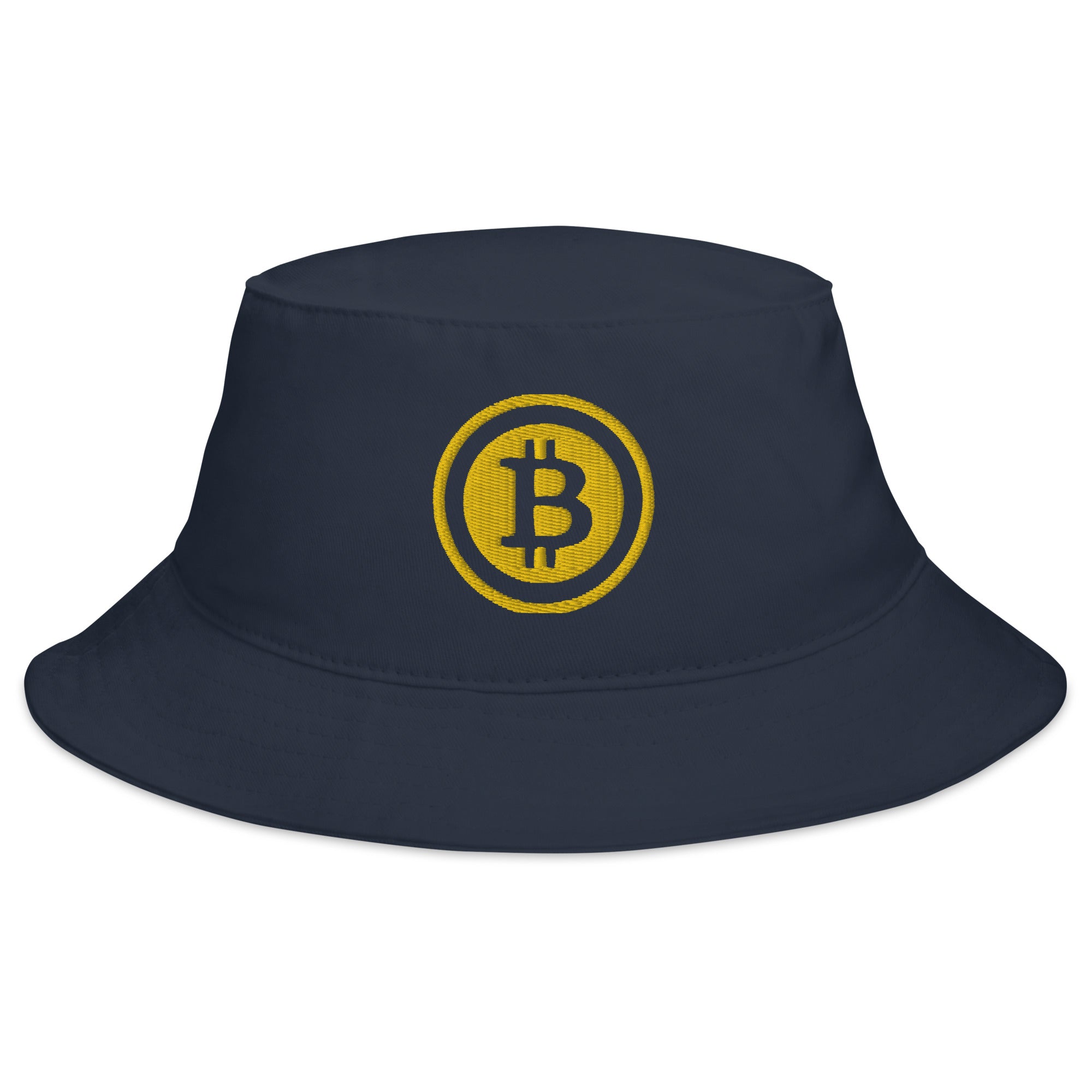 Bitcoin Crypto Currency Symbol Ticker Embroidered Bucket Hat