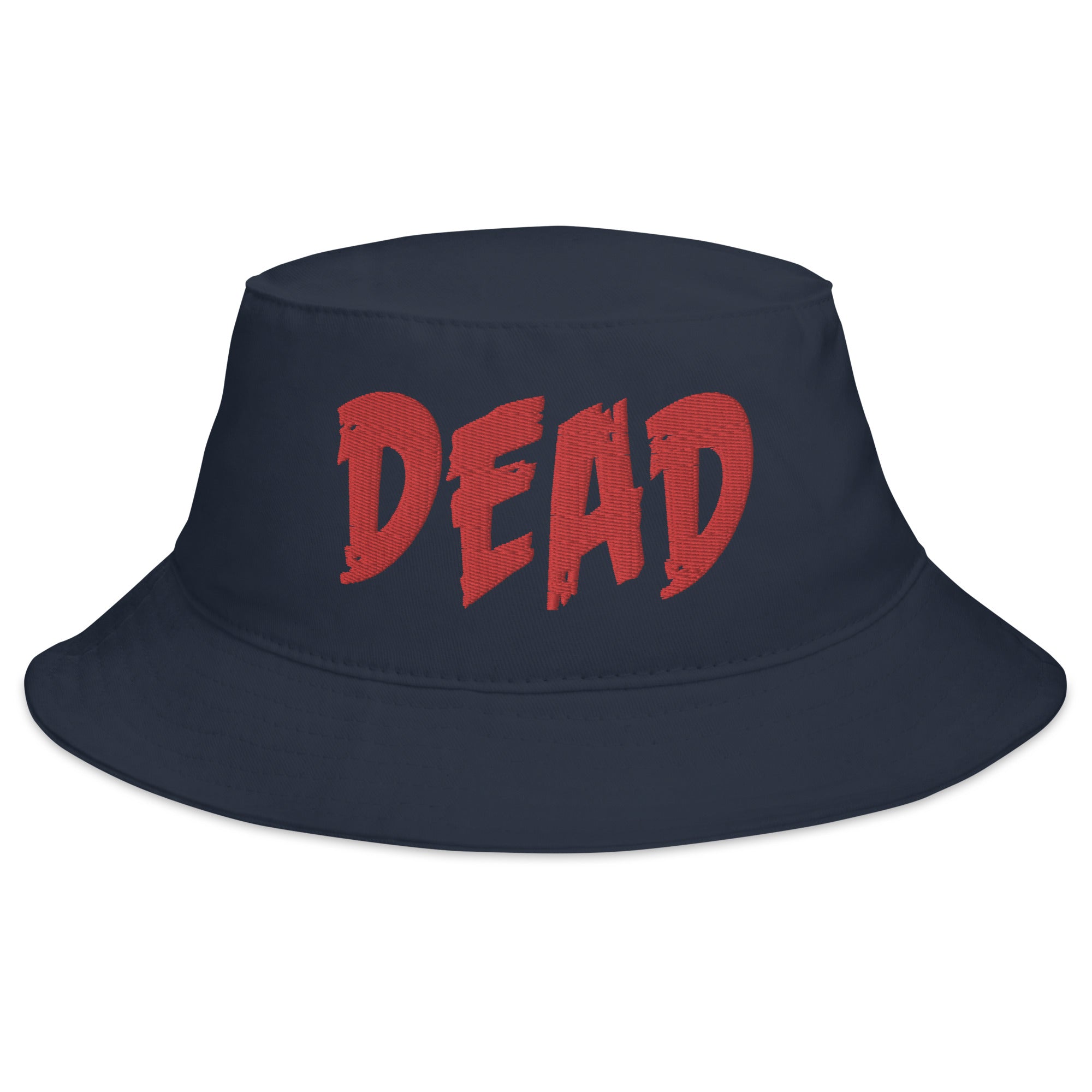 Red DEAD Emotional Depression Embroidered Bucket Hat