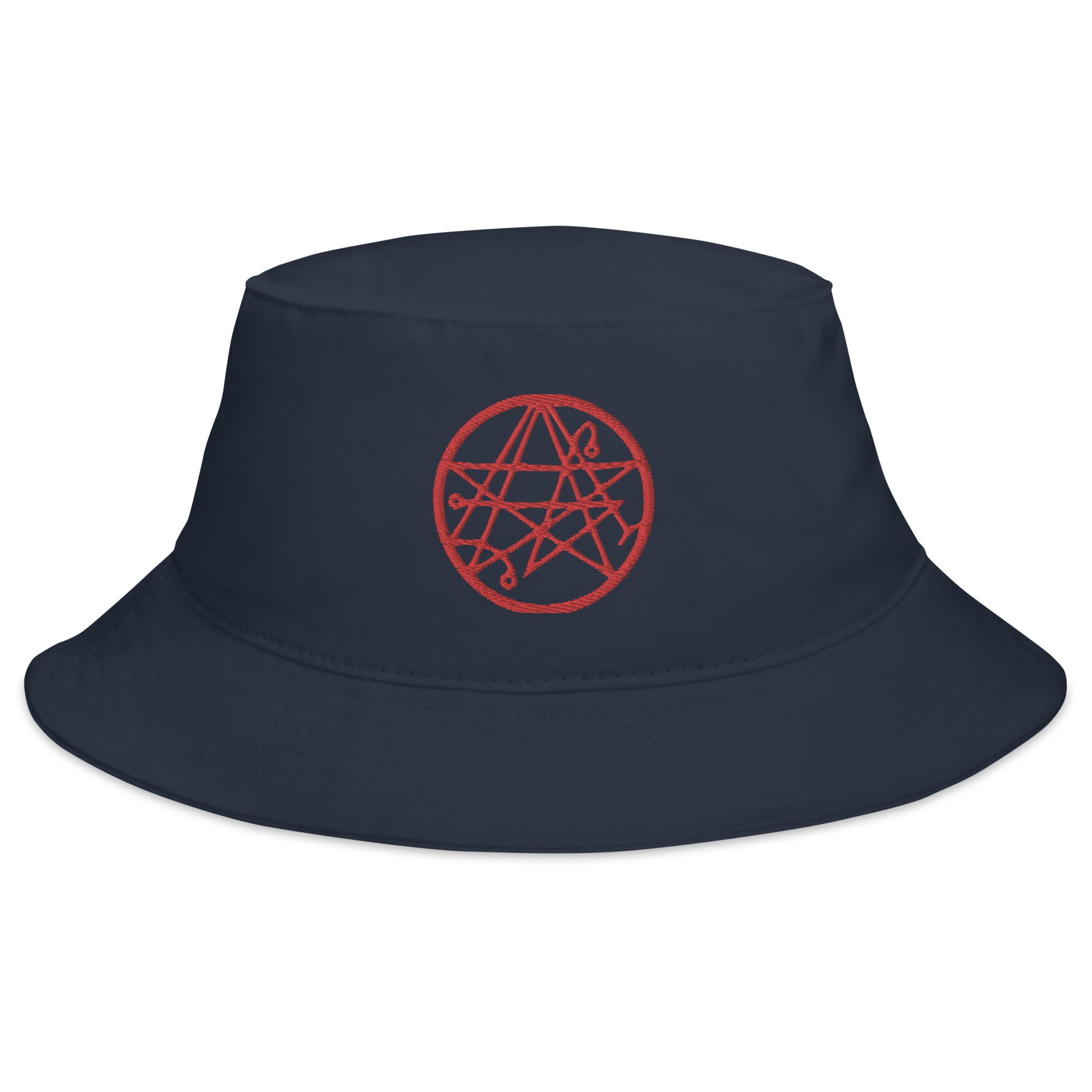 Necronomicon Symbol The Book of Dead Embroidered Bucket Hat H. P. Lovecraft