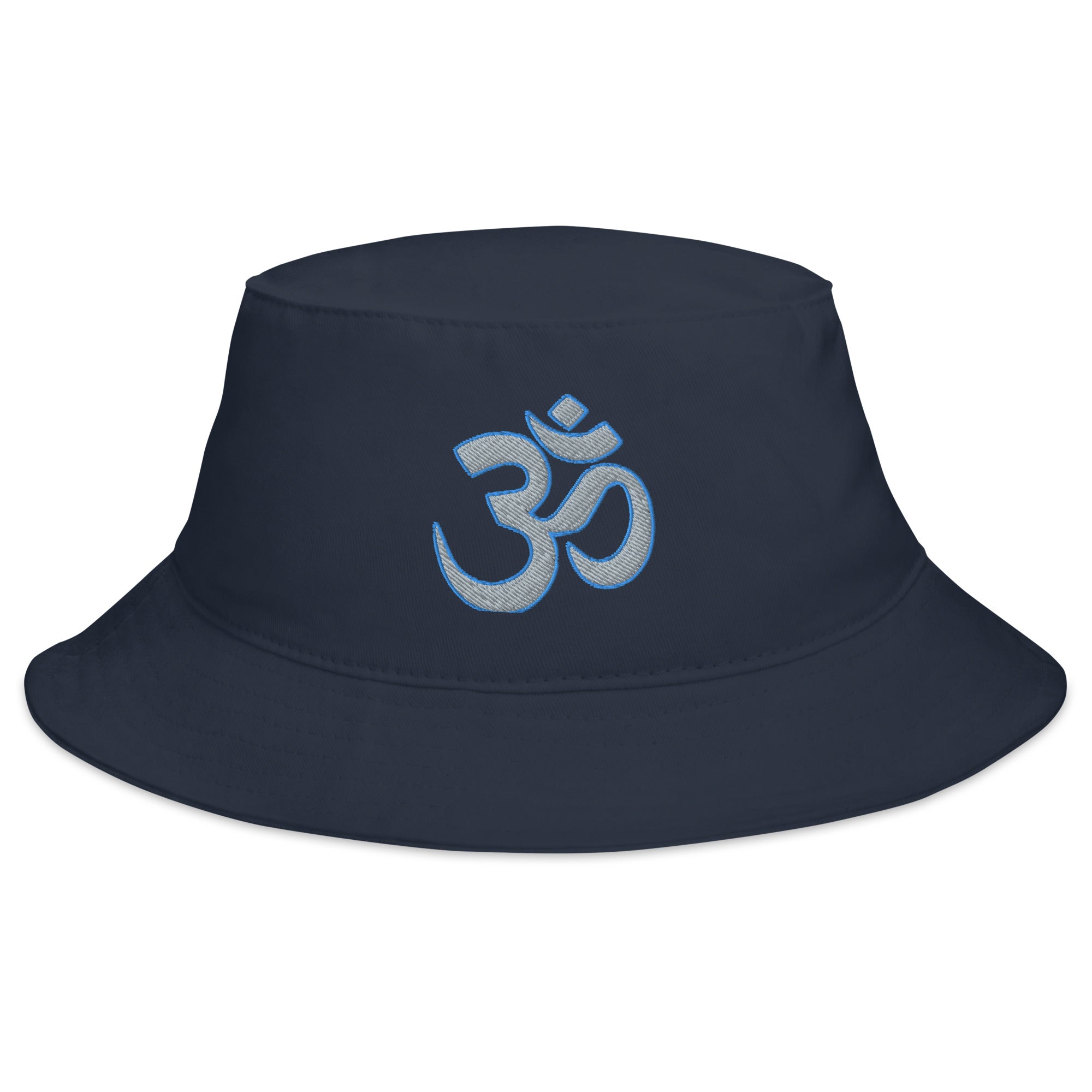 OM Sacred Spiritual Symbol Embroidered Bucket Hat Vibration of the Universe