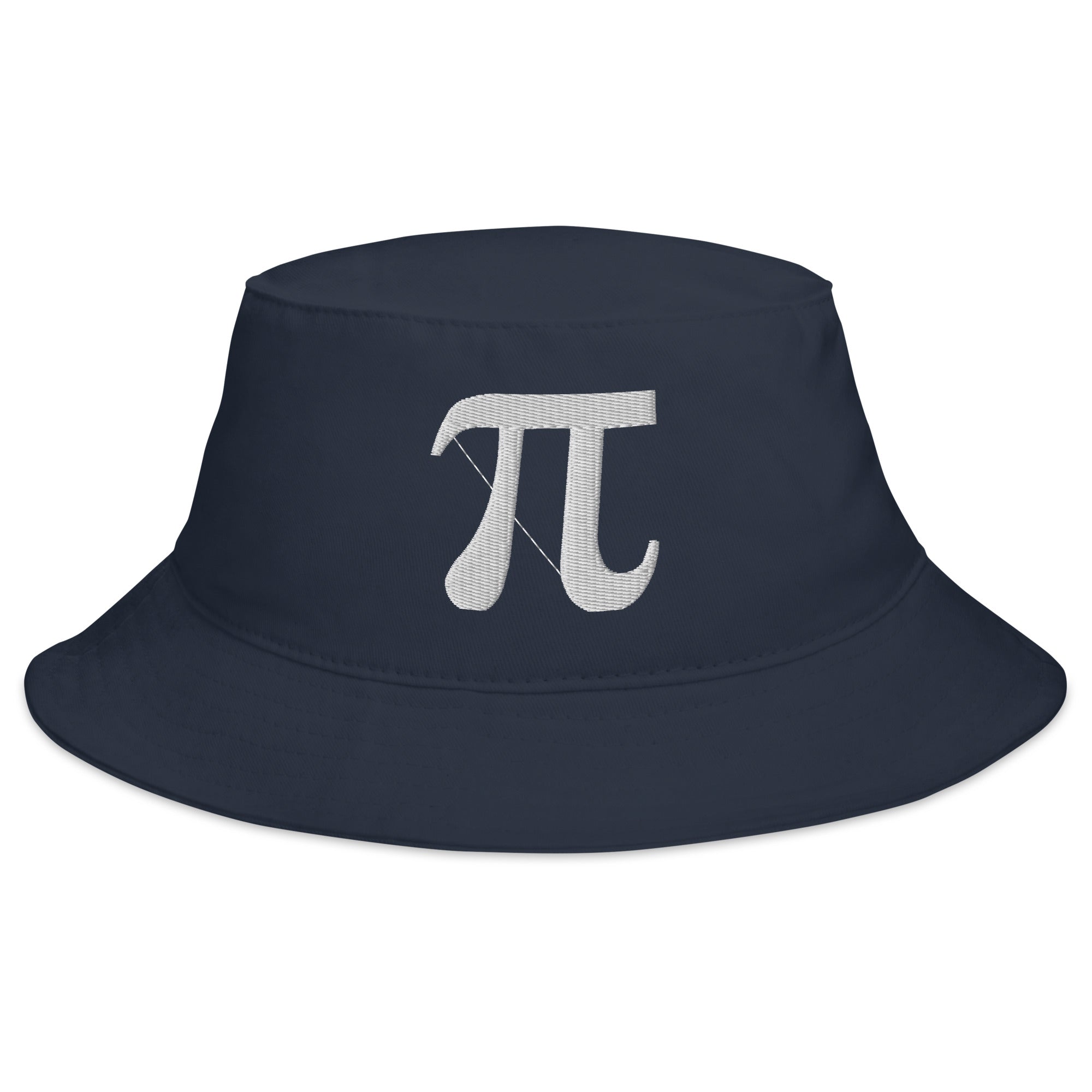 Pi Symbol π Embroidered Bucket Hat Mathematical Equation