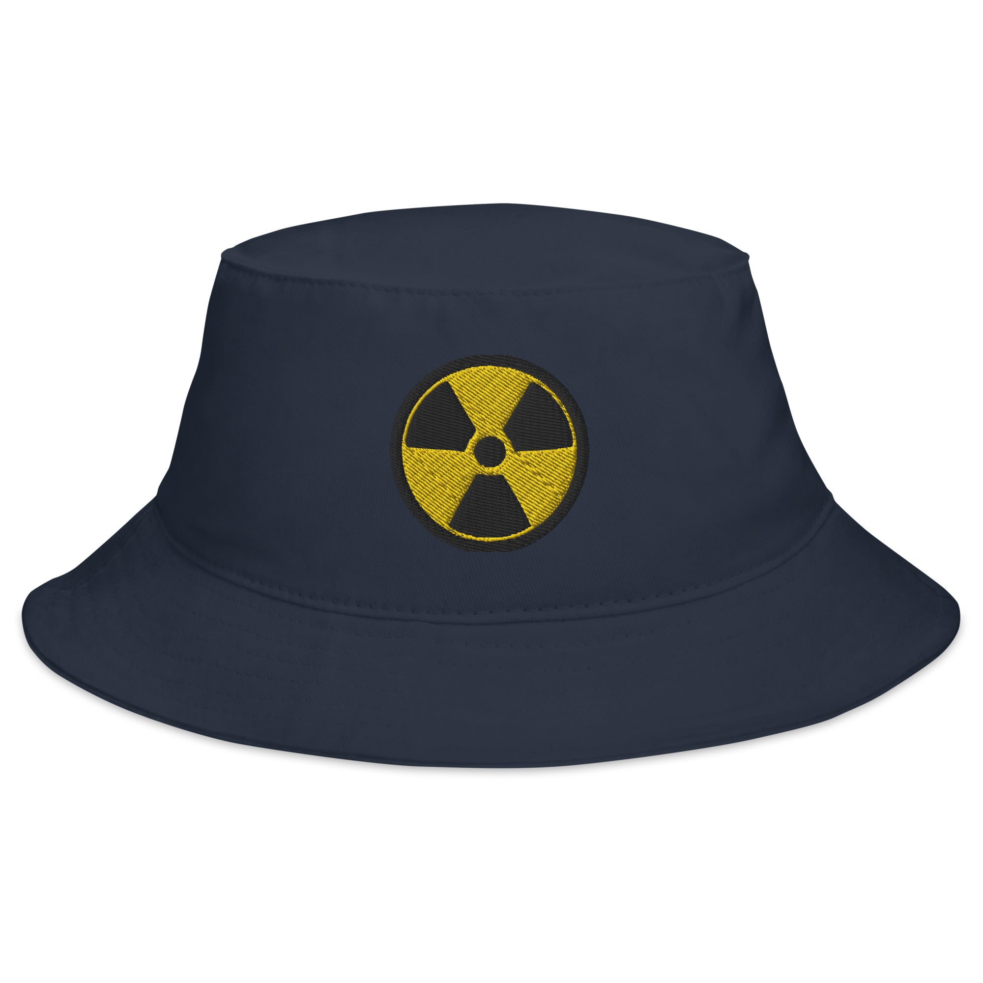 Radioactive Sign Embroidered Bucket Hat Doomsday Prepper