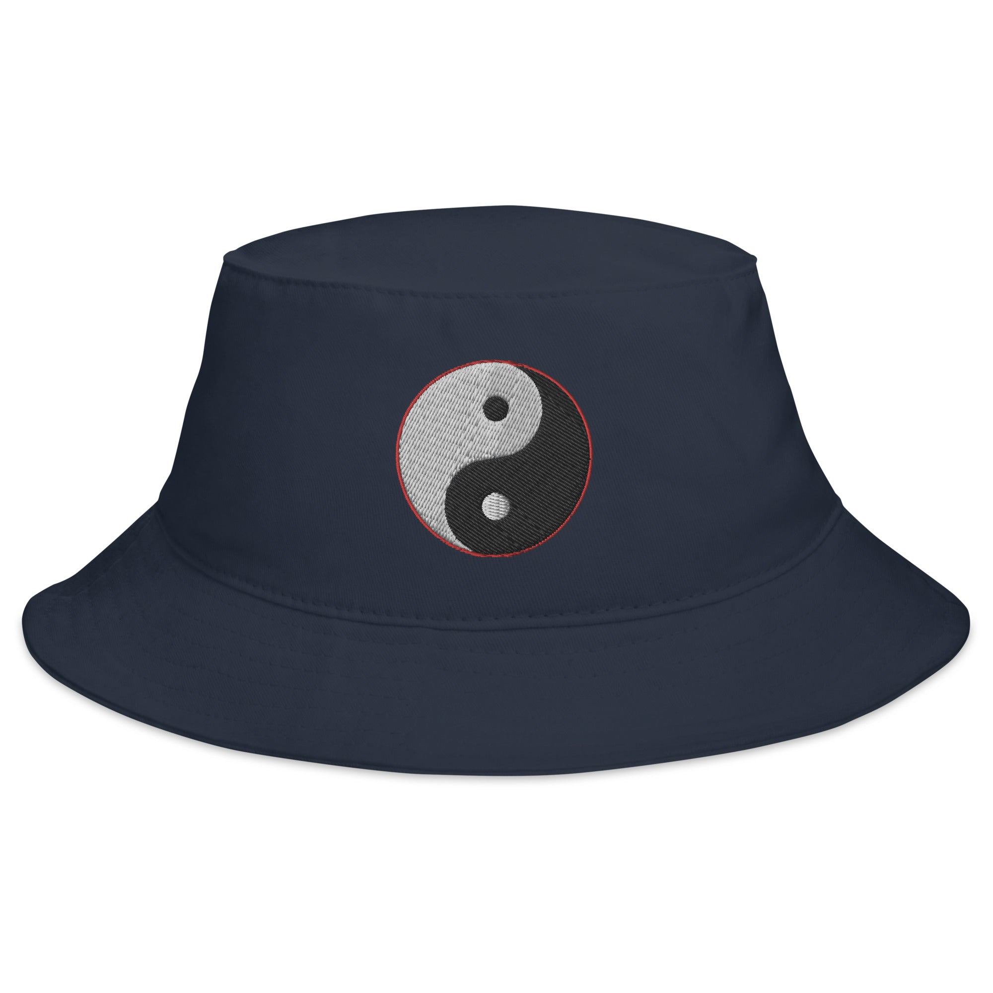 Yin and Yang Chinese Symbol Embroidered Bucket Hat