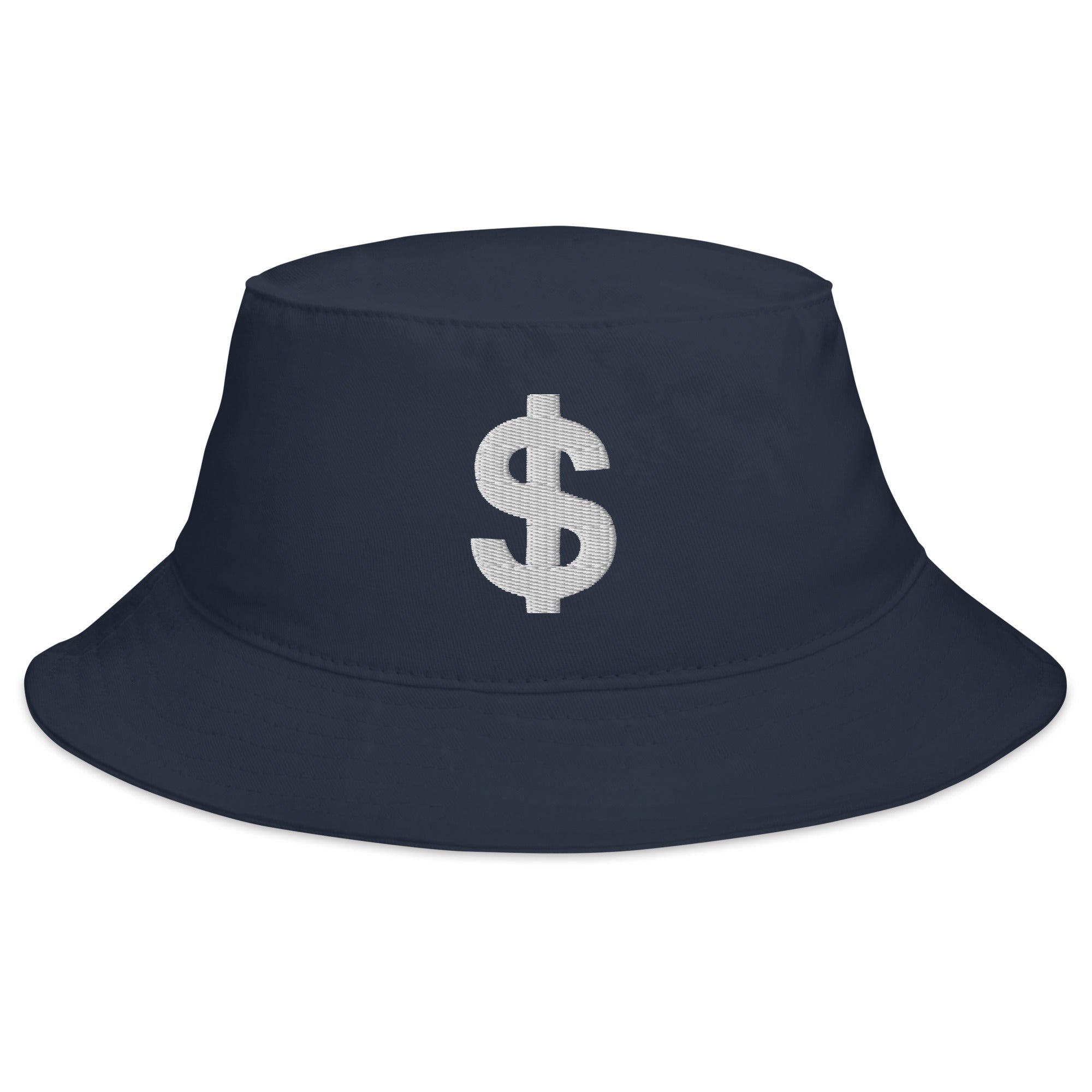 The Almighty US Dollar Sign Symbol of Money Embroidered Bucket Hat
