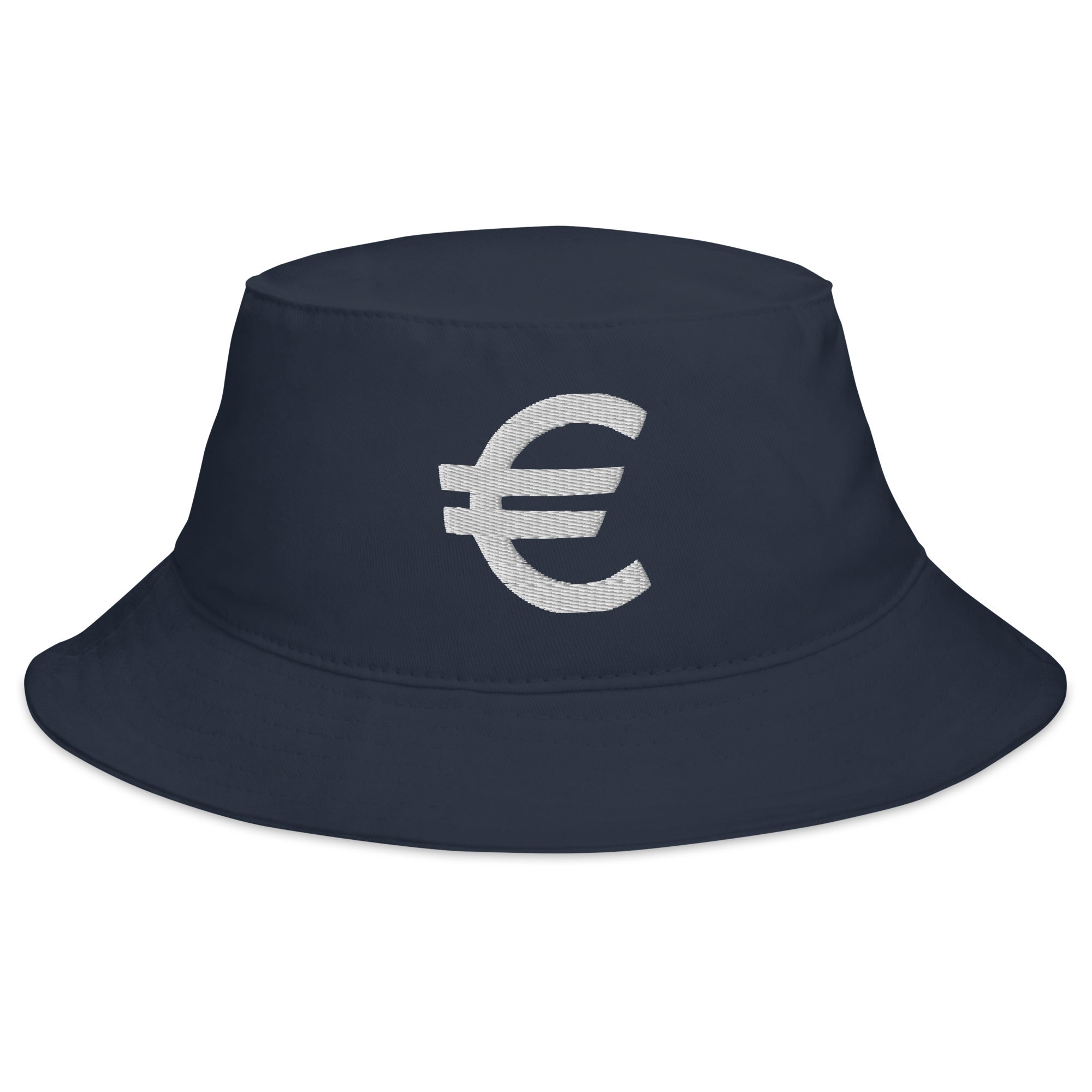 The Euro Currency Money Symbol of European Union Embroidered Bucket Hat