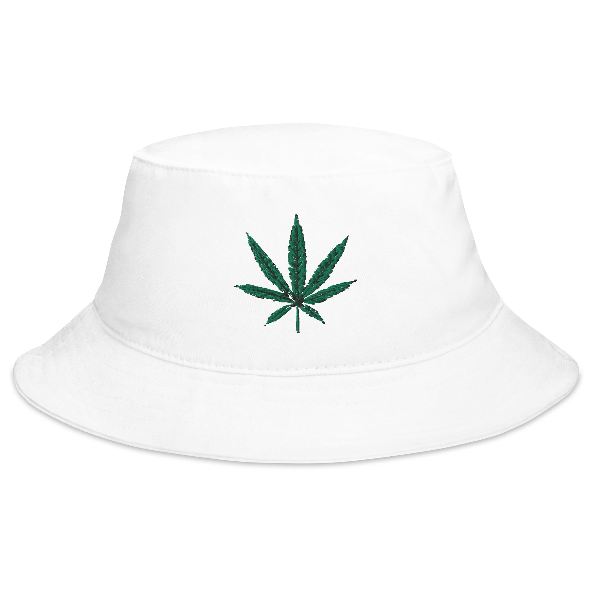 Cannabis Pot Leaf Marijuana Embroidered Bucket Hat Legalize!