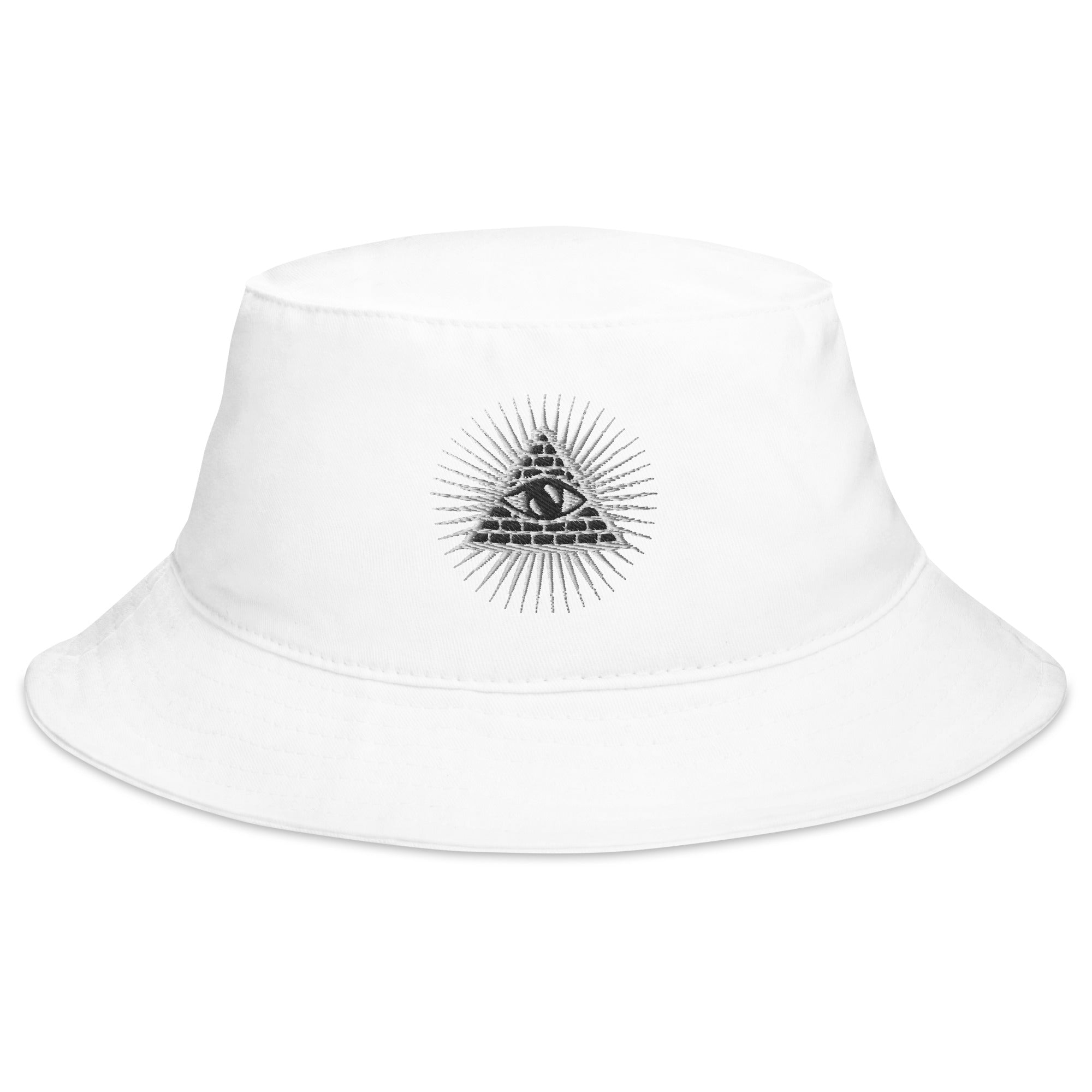 Illuminati All Seeing Psychic Eye Embroidered Bucket Hat