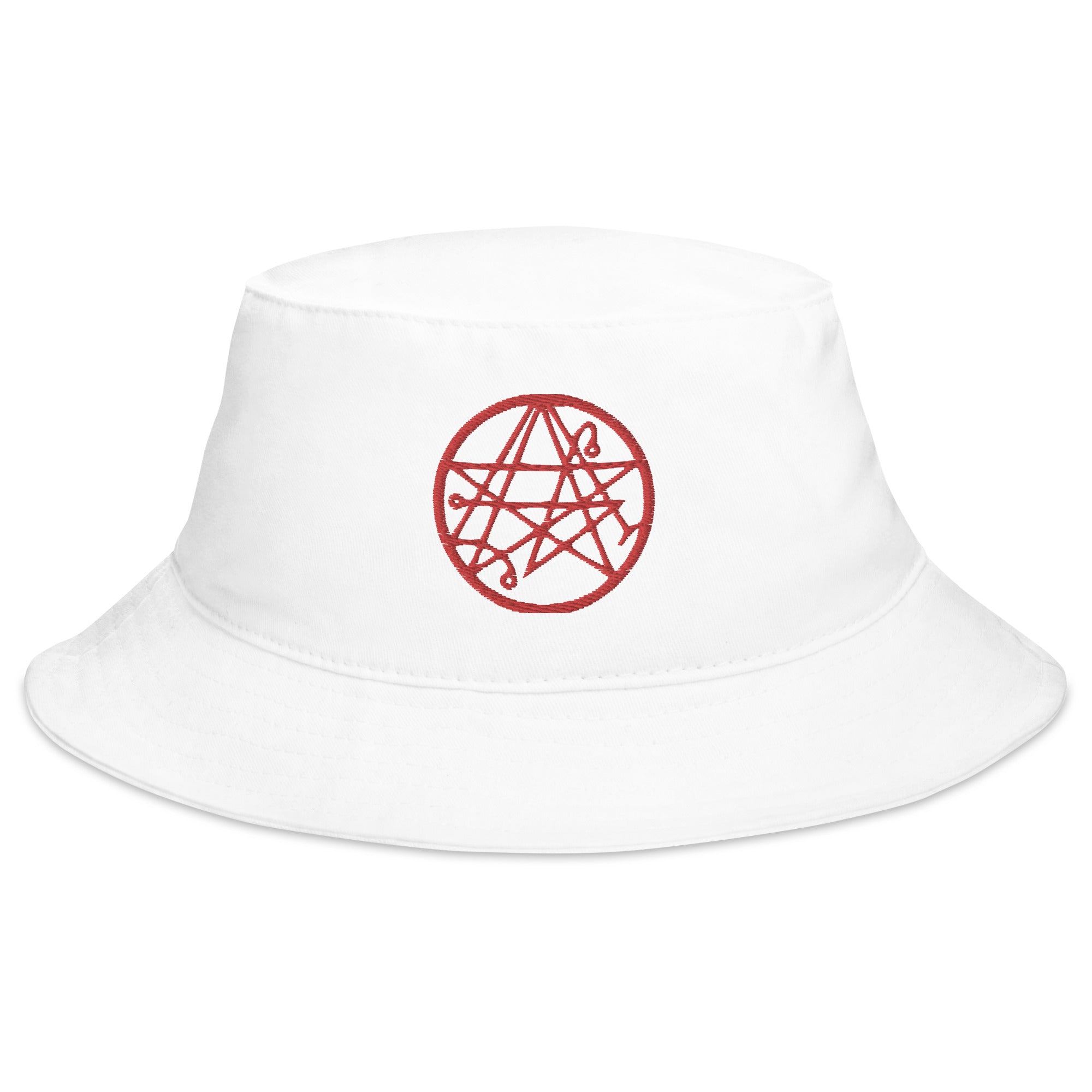 Necronomicon Symbol The Book of Dead Embroidered Bucket Hat H. P. Lovecraft