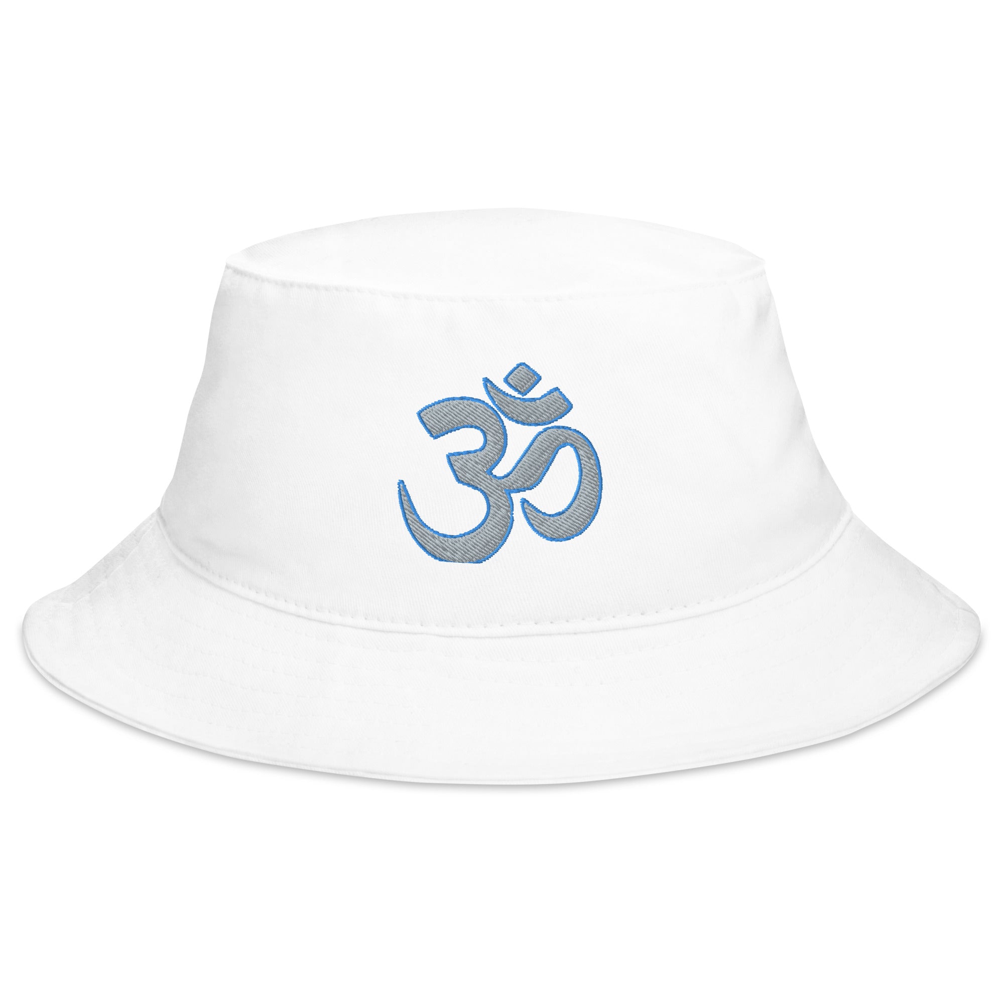OM Sacred Spiritual Symbol Embroidered Bucket Hat Vibration of the Universe