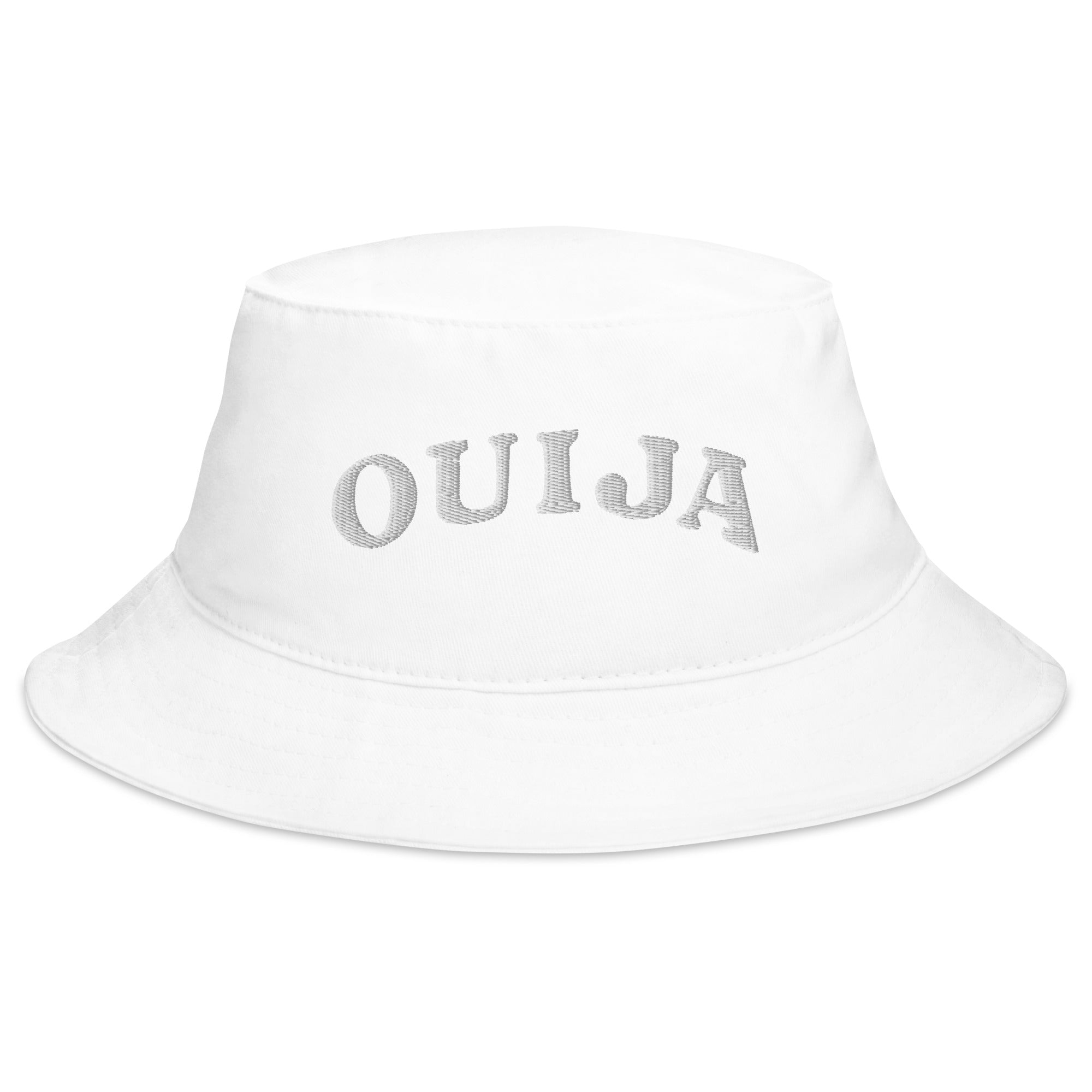 Ouija Spirit Board Words Embroidered Bucket Hat Talking Board