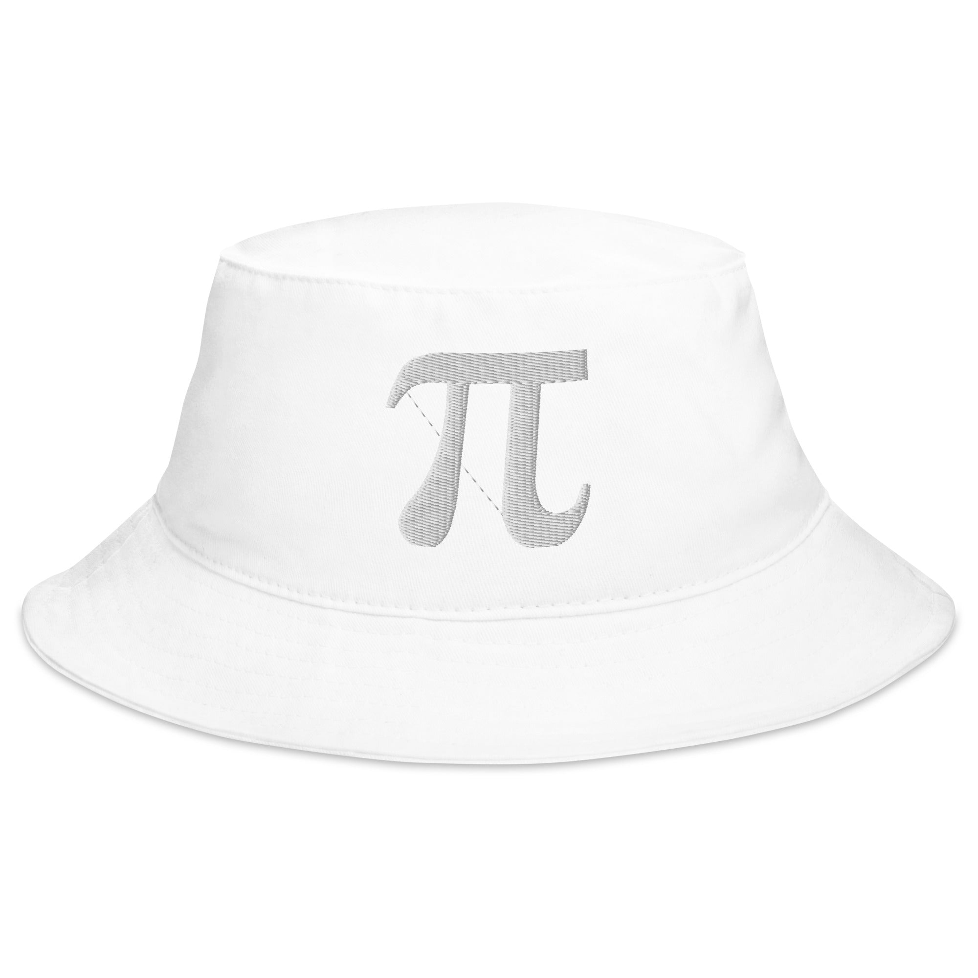 Pi Symbol π Embroidered Bucket Hat Mathematical Equation
