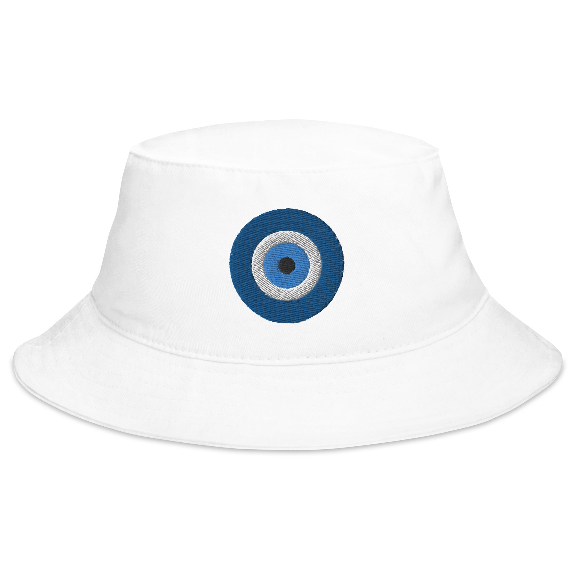The Evil Eye Embroidered Bucket Hat Supernatural Look or Stare