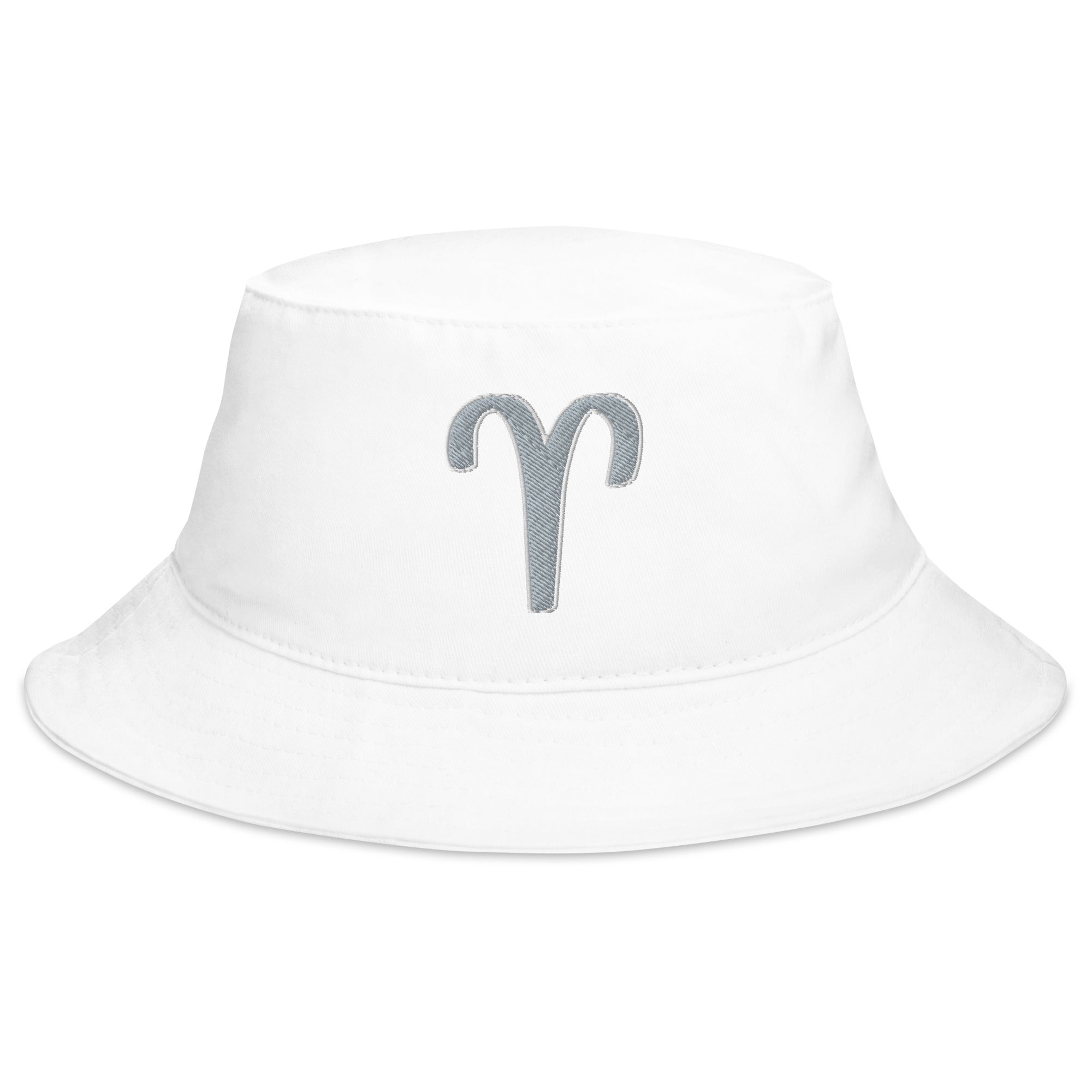 Zodiac Sign Aries Embroidered Bucket Hat Astrology Horoscope