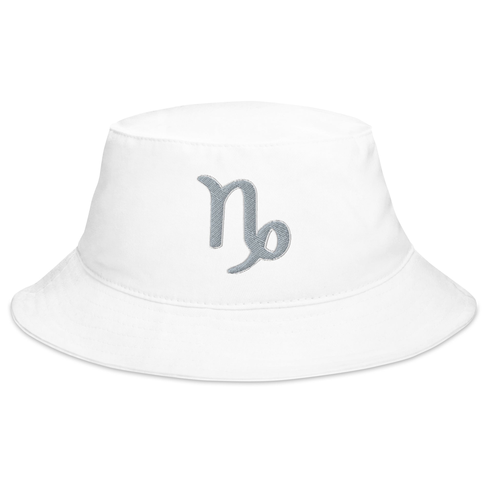 Zodiac Sign Capricorn Embroidered Bucket Hat Astrology Horoscope