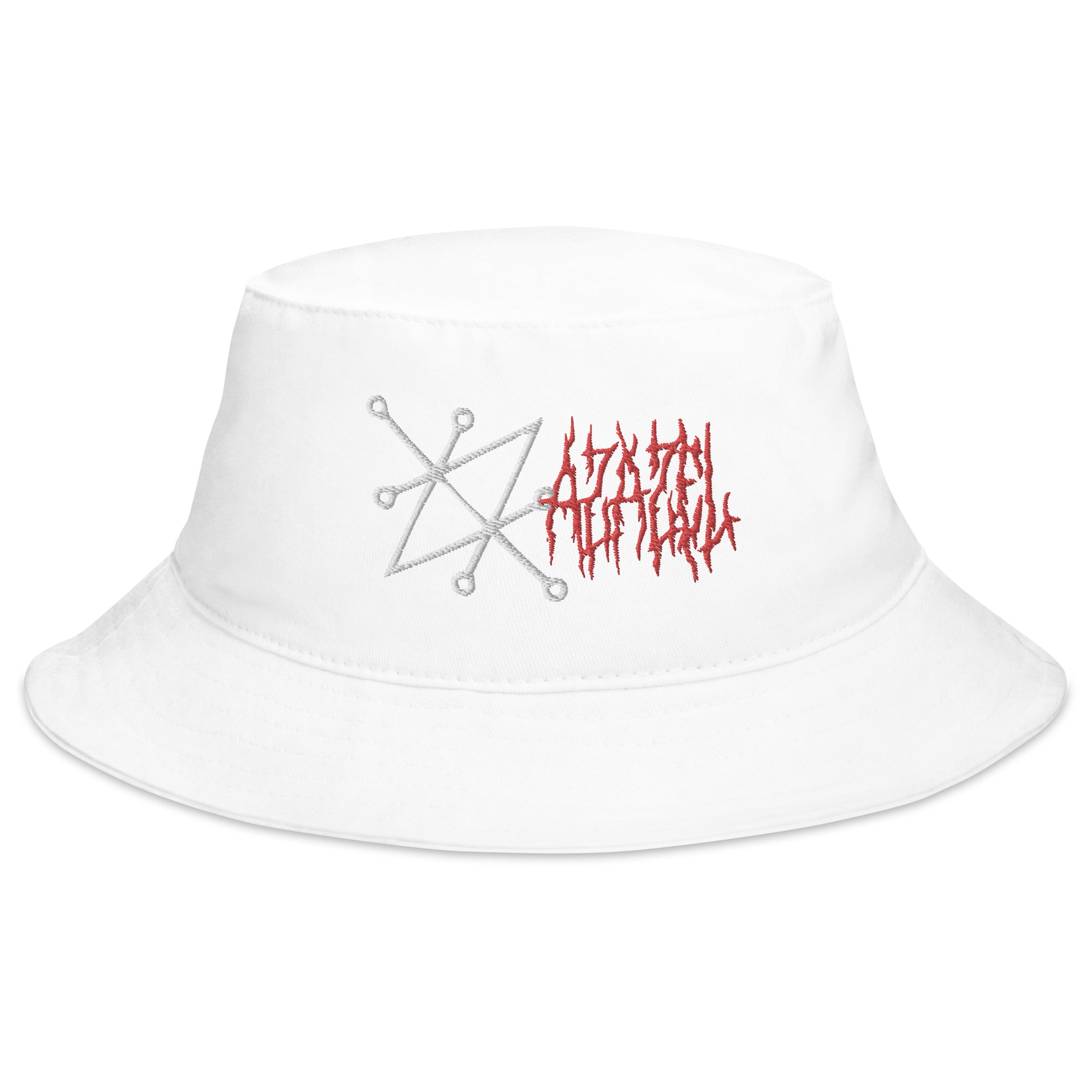 Sigil of Azazel Demon Occult Symbol Embroidered Bucket Hat