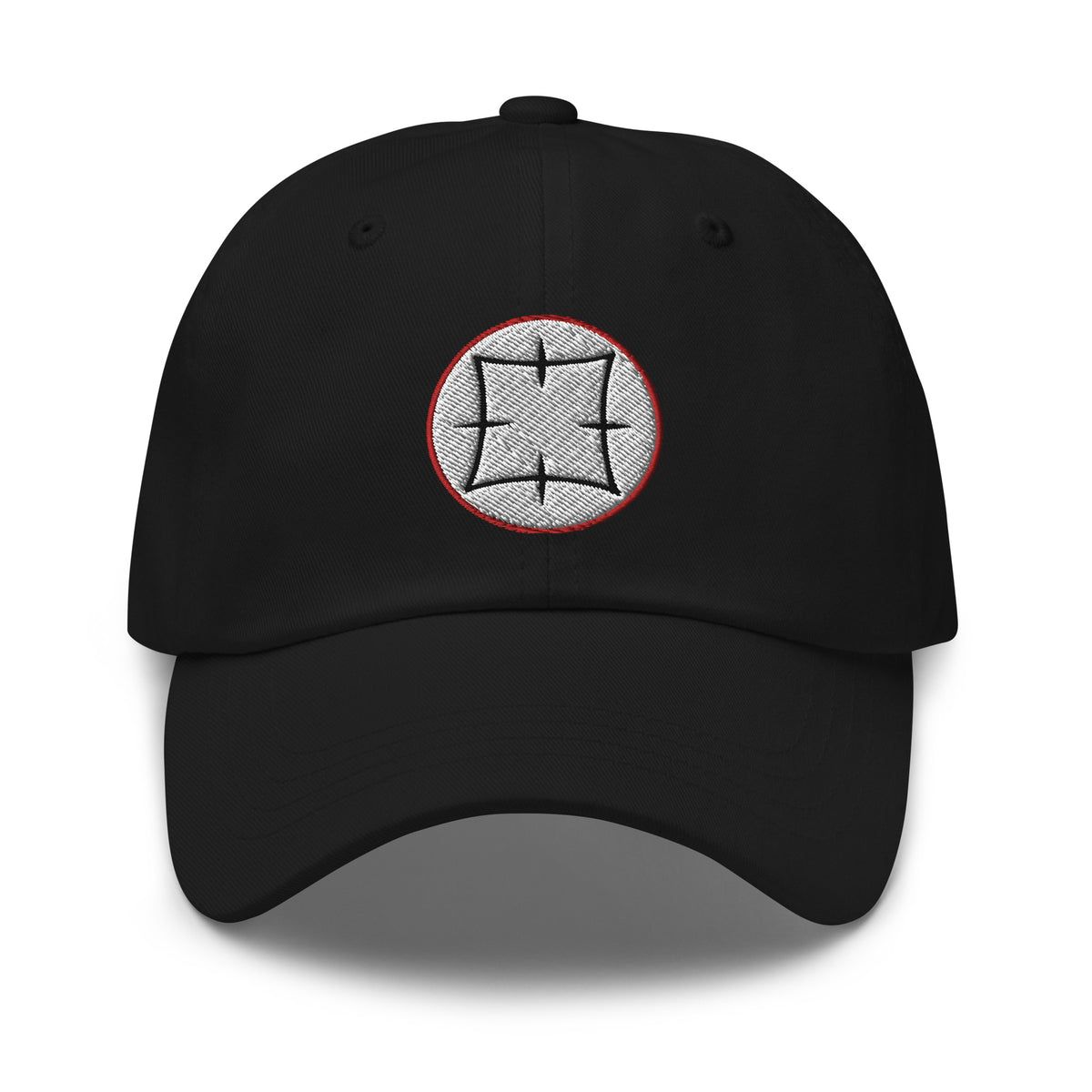 Ancient Japanese Anime Symbol embroidered dad hat, product image 1