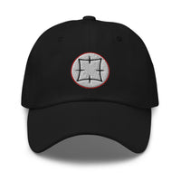 Ancient Japanese Anime Symbol embroidered dad hat, product image 1