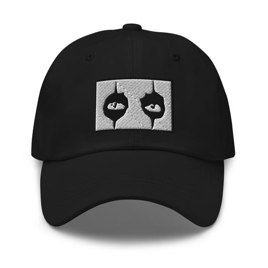 Black Eyeliner The Eyes of Alice Cooper embroidered dad hat, product image 1