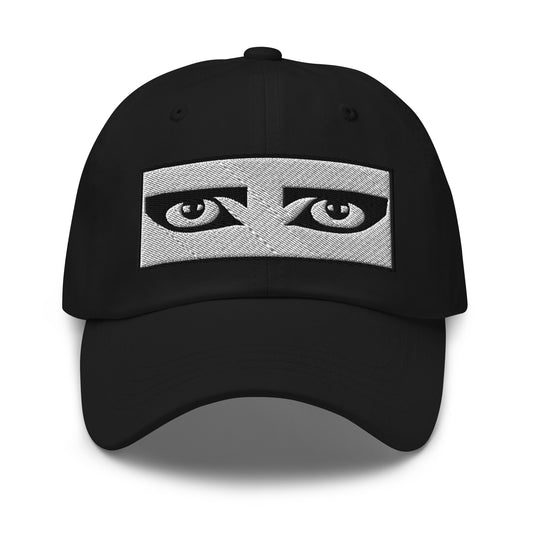 Goth Eyes Siouxsie and the Banshees embroidered dad hat, product image 1