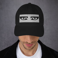 Goth Eyes Siouxsie and the Banshees embroidered dad hat, product image 2