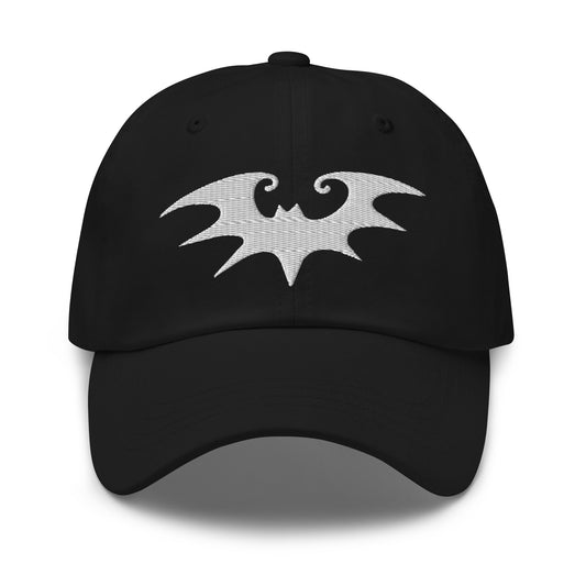 Spooky Goth Vampire Bat embroidered dad hat, product image 1