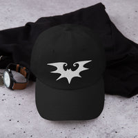 Spooky Goth Vampire Bat embroidered dad hat, product image 3