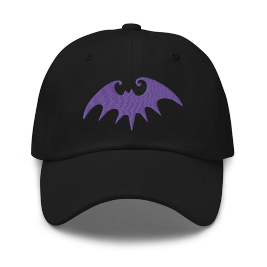 Halloween Gothic Vampire Bat embroidered dad hat, product image 1