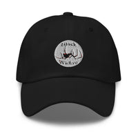 Latrodectus Black Widow Spider embroidered dad hat, product image 1