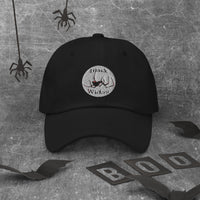 Latrodectus Black Widow Spider embroidered dad hat, product image 3