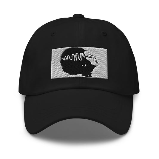 Halloween Monster Bride of Frankenstein embroidered dad hat, product image 1