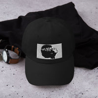 Halloween Monster Bride of Frankenstein embroidered dad hat, product image 3