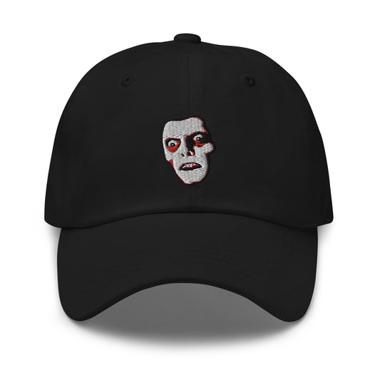 Horror Monster Pazuzu "Captain Howdy" embroidered dad hat, product image 1
