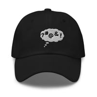 Anime Comic Bubble Explicit Language embroidered dad hat, product image 1