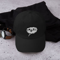 Anime Comic Bubble Explicit Language embroidered dad hat, product image 3