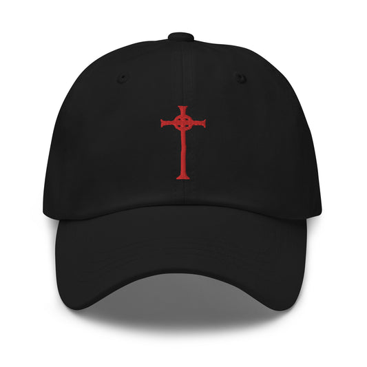 Vampire Hunter D Sign of the Cross embroidered dad hat, product image 1