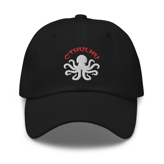 Cthulhu The Elder Gods embroidered dad hat, product image 1