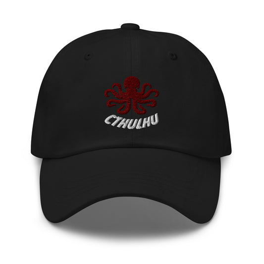 The Call of Cthulhu Horror Fiction embroidered dad hat, product image 1