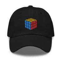 Gaming Speed Cube Puzzle Box embroidered dad hat, product image 1