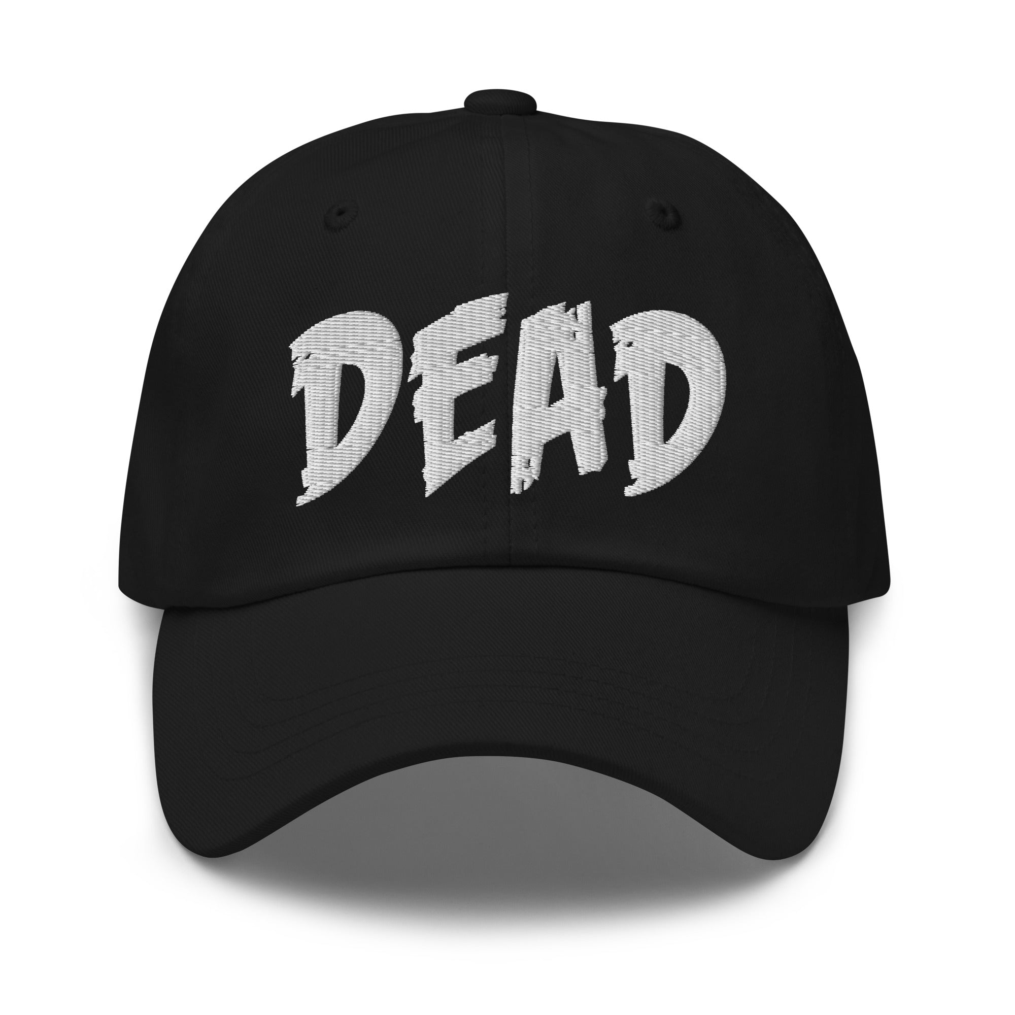 DEAD Emotional Depression Embroidered Baseball Cap White Thread Dad hat - Edge of Life Designs