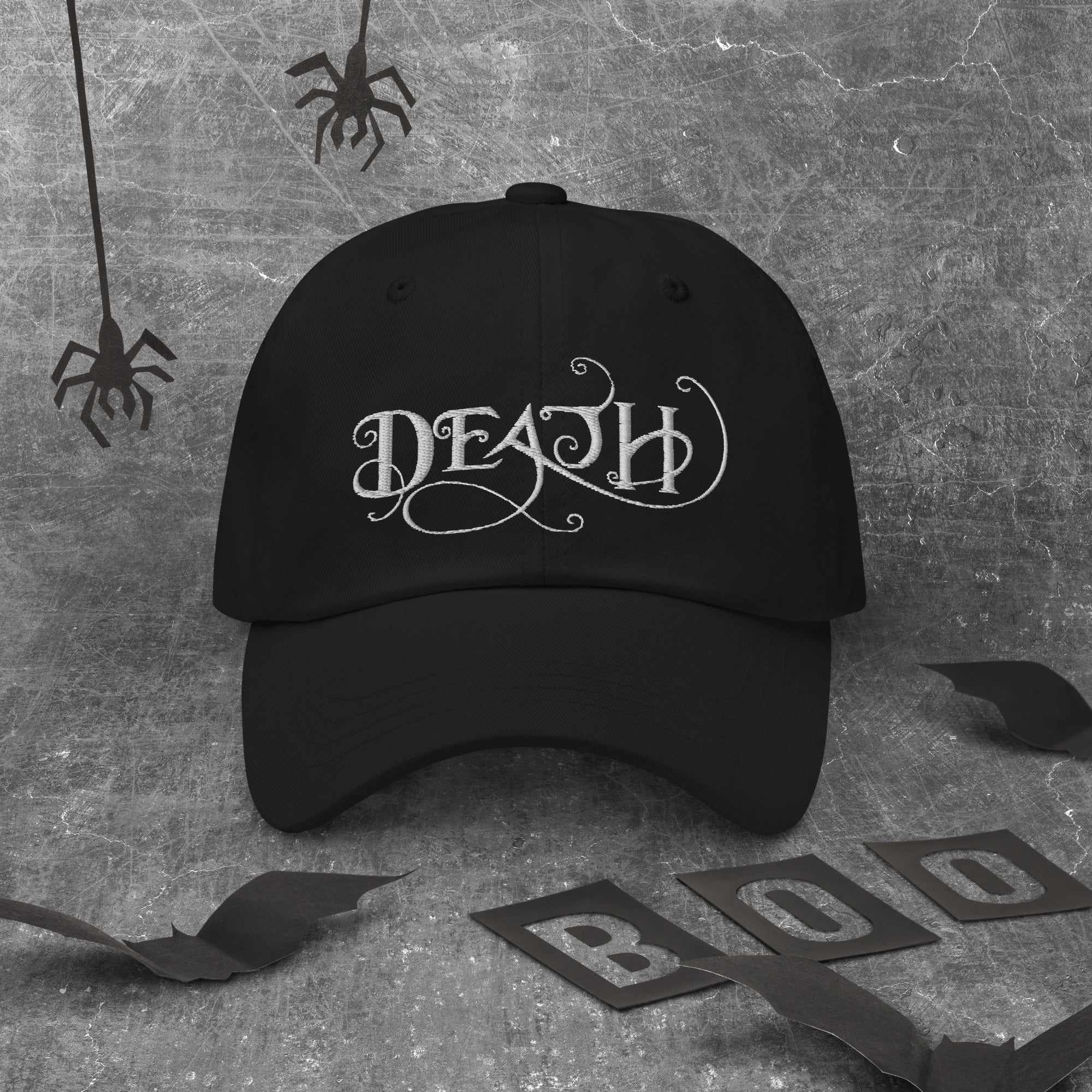 Death - This is the End Embroidered Baseball Cap Dad hat - Edge of Life Designs
