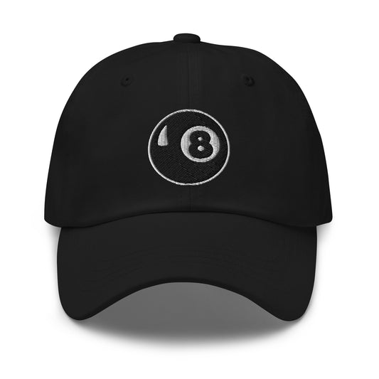 8 Ball Pool Billiards embroidered dad hat, product image 1