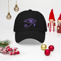 Eye of Ra Egyptian Goddess embroidered dad hat, product image 3