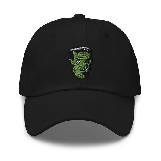 The Modern Prometheus Dr. Frankenstein's Monster embroidered dad hat, product image 1