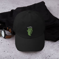 The Modern Prometheus Dr. Frankenstein's Monster embroidered dad hat, product image 3