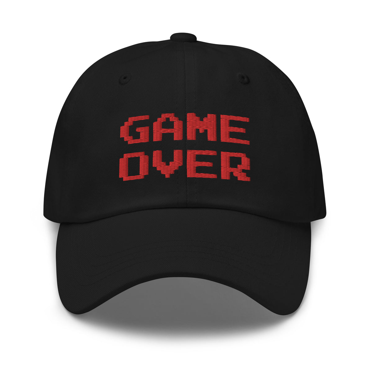 Game Over 8 Bit embroidered dad hat, product image 1