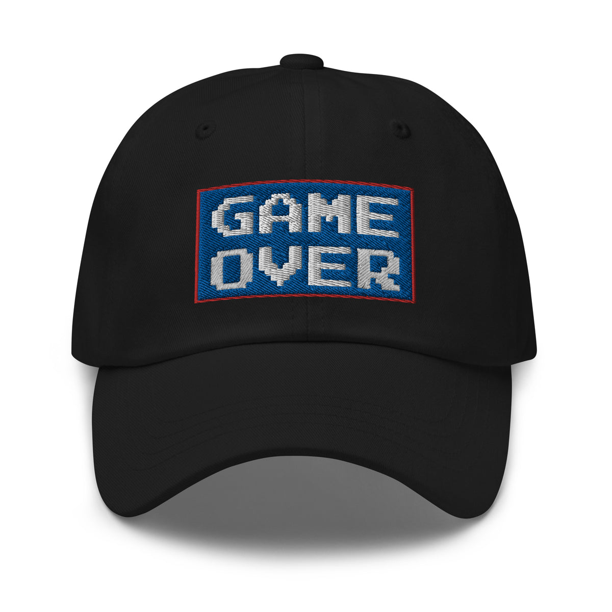 Game Over 8 Bit embroidered dad hat, product image 1