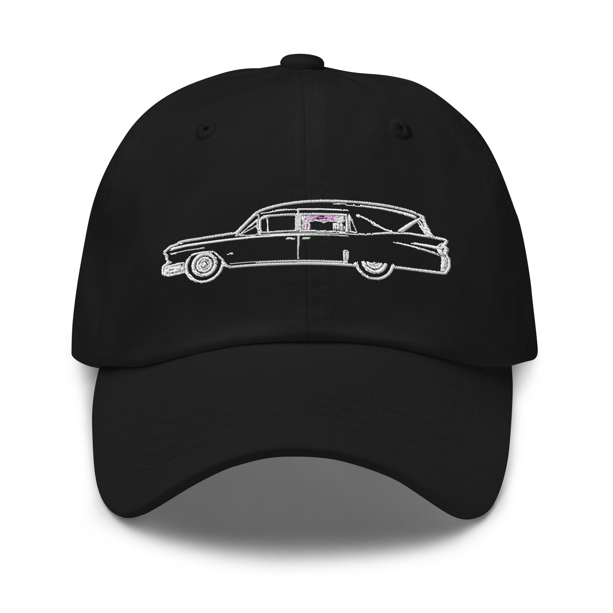 Hearse Funeral Car Embroidered Baseball Cap Casket Coach Dad hat - Edge of Life Designs