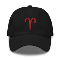 Zodiac Sign Aries embroidered dad hat, product image 1